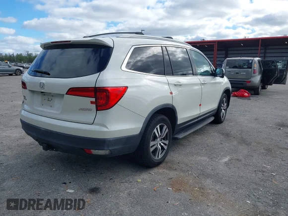 ✅ 2016 Honda Pilot EX-L • VIN: 5FNYF6H88GB040837 • Lot: 43953250. Wystawiony na IAAI z przebiegiem 43 120 mil. Bezpłatny archiwum sprzedaży aukcyjnych z USA i szczegółowy raport historii pojazdu na DreamBid. Zdjęcie 4.
