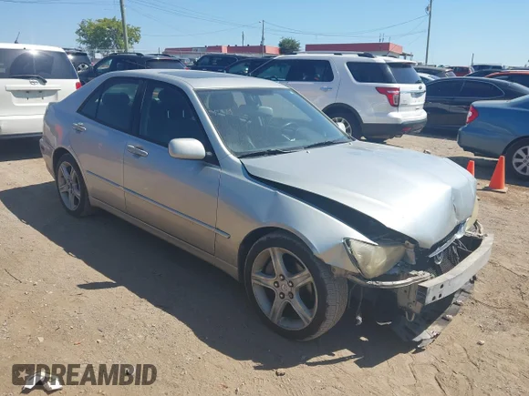 ✅ 2002 Lexus IS 300/350 • VIN: JTHBD192020061549 • Lot: 43124191. Listed on IAAI with 283,136 mi. Free auction sales archive from the USA and detailed vehicle history report at DreamBid. Image 1.