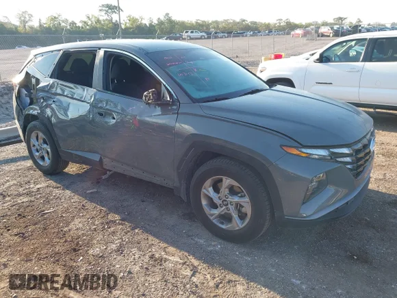 ✅ 2024 Hyundai Tucson SE • VIN: 5NMJA3DE0RH413901 • Лот: 44674678. Опубликован ранее на IAAI с пробегом 46 338 миль. Бесплатный доступ к архиву аукционных продаж из США и подробный отчёт об истории автомобиля на DreamBid. Изображение 1.