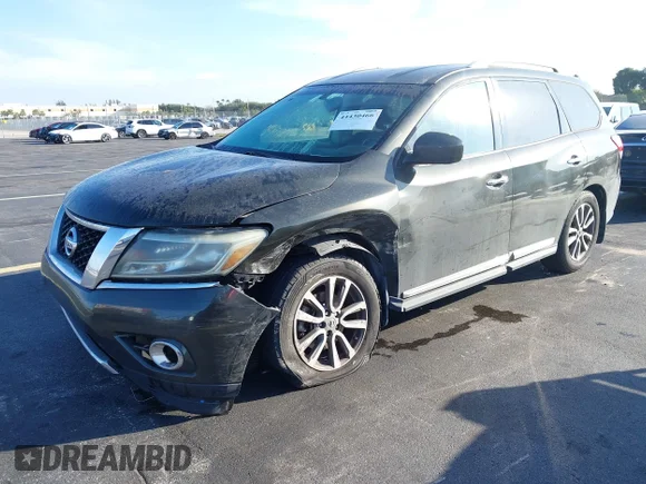 ✅ 2015 Nissan Pathfinder S • VIN: 5N1AR2MN3FC697405 • Лот: 44430466. Опубліковано раніше на IAAI з пробігом 110 314 миль. Безкоштовний доступ до архіву аукціонних продажів зі США та докладний звіт про історію автомобіля на DreamBid. Зображення 2.