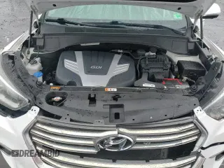 2017 Hyundai Santa Fe SE Ultimate with VIN KM8SRDHF0HU254242, listed as a Copart auction lot 81252475 with 128,704 mi miles and Salvage title. Bid and sale history available at DreamBid. Image 16.