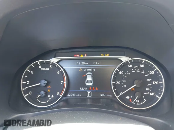 ✅ 2025 Nissan Altima SV • VIN: 1N4BL4DV7SN357524 • Лот: 45586245. Опубликован ранее на IAAI с пробегом 32 993 миль. Бесплатный доступ к архиву аукционных продаж из США и подробный отчёт об истории автомобиля на DreamBid. Изображение 7.