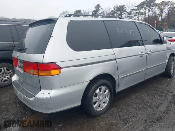 ✅ 2002 Honda Odyssey EX-L • VIN: 2HKRL18032H575773 • Lot: 44406029. Wystawiony na IAAI z przebiegiem Nie podano. Bezpłatny archiwum sprzedaży aukcyjnych z USA i szczegółowy raport historii pojazdu na DreamBid. Zdjęcie 4.