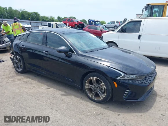 ✅ 2021 Kia K5 EX • VIN: 5XXG34J20MG059650 • Lot: 39713421. Listed on IAAI with 14,506 mi. Free auction sales archive from the USA and detailed vehicle history report at DreamBid. Image 1.