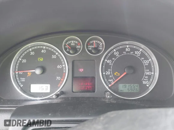 ✅ 2001 Volkswagen Passat GLX • VIN: WVWWH63B31E263865 • Лот: 42774345. Опубліковано раніше на IAAI з пробігом 191 554 миль. Безкоштовний доступ до архіву аукціонних продажів зі США та докладний звіт про історію автомобіля на DreamBid. Зображення 7.