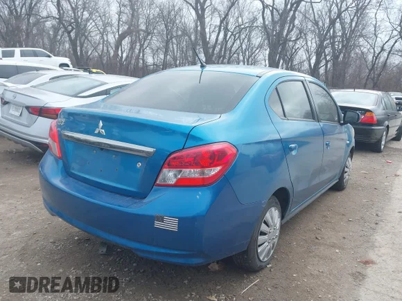 ✅ 2020 Mitsubishi Mirage ES • VIN: ML32F3FJXLHF03278 • Lot: 44058106. Wystawiony na IAAI z przebiegiem 99 401 mil. Bezpłatny archiwum sprzedaży aukcyjnych z USA i szczegółowy raport historii pojazdu na DreamBid. Zdjęcie 4.