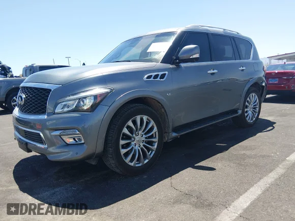 ✅ 2017 Infiniti QX80 • VIN: JN8AZ2NC0H9431166 • Lot: 45311181. Wystawiony na IAAI z przebiegiem 101 564 mil. Bezpłatny archiwum sprzedaży aukcyjnych z USA i szczegółowy raport historii pojazdu na DreamBid. Zdjęcie 2.