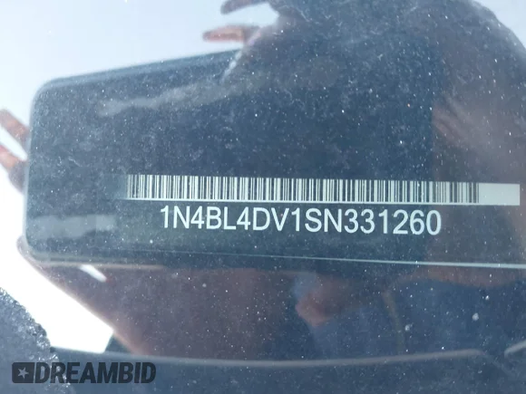 ✅ 2025 Nissan Altima SV • VIN: 1N4BL4DV1SN331260 • Lot: 44242895. Wystawiony na IAAI z przebiegiem 49 400 mil. Bezpłatny archiwum sprzedaży aukcyjnych z USA i szczegółowy raport historii pojazdu na DreamBid. Zdjęcie 9.