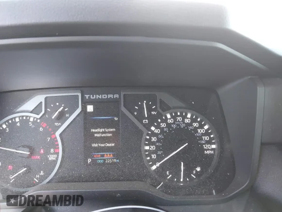 ✅ 2024 Toyota Tundra SR • VIN: 5TFKB5DB8RX231096 • Lot: 43432565. Wystawiony na IAAI z przebiegiem 22 519 mil. Bezpłatny archiwum sprzedaży aukcyjnych z USA i szczegółowy raport historii pojazdu na DreamBid. Zdjęcie 7.