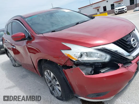 ✅ 2016 Nissan Murano SL • VIN: 5N1AZ2MH8GN119400 • Lot: 44800961. Wystawiony na IAAI z przebiegiem 130 223 mil. Bezpłatny archiwum sprzedaży aukcyjnych z USA i szczegółowy raport historii pojazdu na DreamBid. Zdjęcie 6.