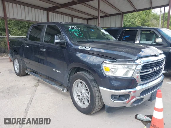 ✅ 2020 Ram 1500 Big Horn • VIN: 1C6SRFFT7LN154898 • Лот: 43375722. Опубліковано раніше на IAAI з пробігом 189 941 миль. Безкоштовний доступ до архіву аукціонних продажів зі США та докладний звіт про історію автомобіля на DreamBid. Зображення 1.