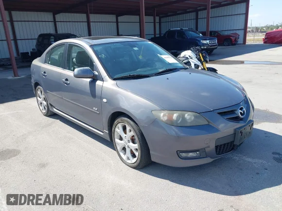 ✅ 2008 Mazda 3 S GT • VIN: JM1BK323081874785 • Lot: 44388378. Listed on IAAI with 213,133 mi. Free auction sales archive from the USA and detailed vehicle history report at DreamBid. Image 1.