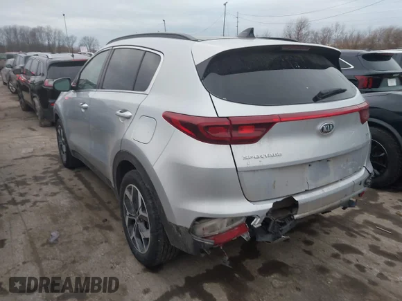 ✅ 2021 Kia Sportage EX • VIN: KNDPNCAC6M7845832 • Lot: 44432096. Wystawiony na IAAI z przebiegiem 76 666 mil. Bezpłatny archiwum sprzedaży aukcyjnych z USA i szczegółowy raport historii pojazdu na DreamBid. Zdjęcie 3.