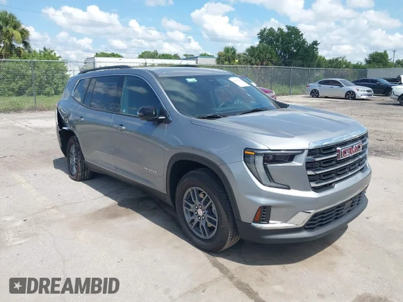 ✅ 2025 GMC Acadia FWD Elevation • VIN: 1GKENKRS4SJ152047 • Lot: 42590765. Wystawiony na IAAI z przebiegiem 6 630 mil. Bezpłatny archiwum sprzedaży aukcyjnych z USA i szczegółowy raport historii pojazdu na DreamBid. Zdjęcie 1.
