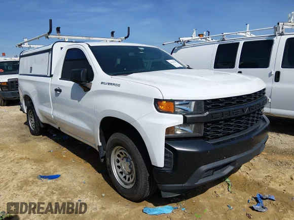 ✅ 2020 Chevrolet Silverado 1500 Work Truck • VIN: 3GCNWAEH8LG377670 • Лот: 44464303. Опубликован ранее на IAAI с пробегом 152 727 миль. Бесплатный доступ к архиву аукционных продаж из США и подробный отчёт об истории автомобиля на DreamBid. Изображение 1.