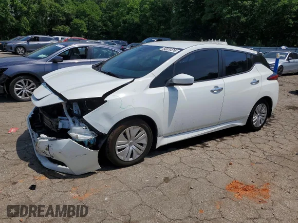 ✅ 2023 Nissan LEAF S • VIN: 1N4AZ1BV9PC559523 • Lot: 52920316. Listed on Copart with 72,441 mi. Free auction sales archive from the USA and detailed vehicle history report at DreamBid. Image 1.