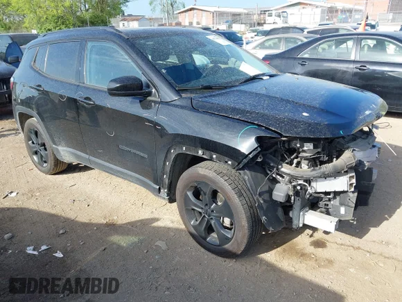 ✅ 2021 Jeep Compass Latitude • VIN: 3C4NJCBB7MT571285 • Lot: 44770058. Listed on IAAI with 83,074 mi. Free auction sales archive from the USA and detailed vehicle history report at DreamBid. Image 1.