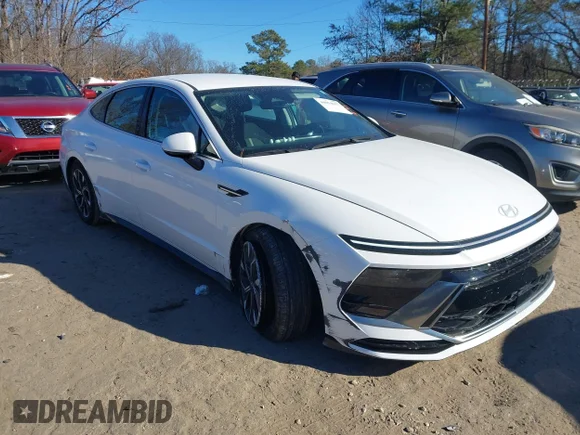 ✅ 2024 Hyundai Sonata SEL • VIN: KMHL64JA1RA416216 • Lot: 44054617. Wystawiony na IAAI z przebiegiem 28 858 mil. Bezpłatny archiwum sprzedaży aukcyjnych z USA i szczegółowy raport historii pojazdu na DreamBid. Zdjęcie 1.