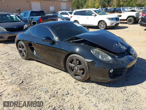 ✅ 2014 Porsche Cayman • VIN: WP0AA2A83EK172830 • Lot: 43477430. Listed on IAAI with 77,939 mi. Free auction sales archive from the USA and detailed vehicle history report at DreamBid. Image 1.