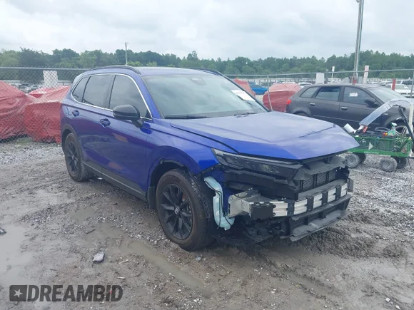 ✅ 2025 Honda CR-V Sport-L • VIN: 7FARS5H87SE009702 • Лот: 45371135. Опубликован ранее на IAAI с пробегом 20 710 миль. Бесплатный доступ к архиву аукционных продаж из США и подробный отчёт об истории автомобиля на DreamBid. Изображение 1.