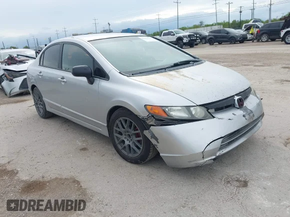 ✅ 2006 Honda Civic LX • VIN: 1HGFA16576L105935 • Lot: 45259784. Listed on IAAI with 194,683 mi. Free auction sales archive from the USA and detailed vehicle history report at DreamBid. Image 1.