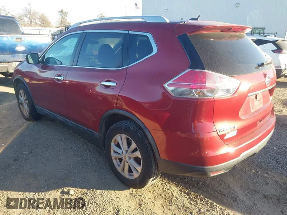 ✅ 2015 Nissan Rogue SV • VIN: 5N1AT2MT3FC900745 • Lot: 44274282. Wystawiony na IAAI z przebiegiem 142 389 mil. Bezpłatny archiwum sprzedaży aukcyjnych z USA i szczegółowy raport historii pojazdu na DreamBid. Zdjęcie 3.