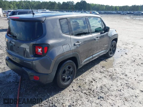 ✅ 2018 Jeep Renegade Sport • VIN: ZACCJAAB2JPG70371 • Лот: 45202224. Опубликован ранее на IAAI с пробегом 315 900 миль. Бесплатный доступ к архиву аукционных продаж из США и подробный отчёт об истории автомобиля на DreamBid. Изображение 4.