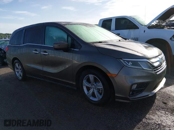 ✅ 2018 Honda Odyssey EX-L • VIN: 5FNRL6H78JB005694 • Лот: 44931988. Опубликован ранее на IAAI с пробегом 74 701 миль. Бесплатный доступ к архиву аукционных продаж из США и подробный отчёт об истории автомобиля на DreamBid. Изображение 1.