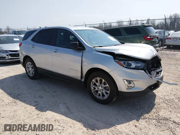 ✅ 2021 Chevrolet Equinox LS • VIN: 3GNAXSEV9MS110132 • Lot: 44714968. Listed on IAAI with 70,655 mi. Free auction sales archive from the USA and detailed vehicle history report at DreamBid. Image 1.