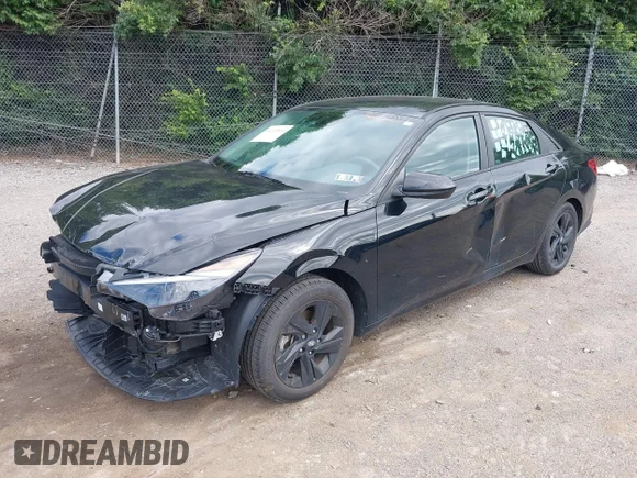 ✅ 2022 Hyundai Elantra SEL • VIN: KMHLM4AG1NU365271 • Lot: 45232814. Listed on IAAI with 58,994 mi. Free auction sales archive from the USA and detailed vehicle history report at DreamBid. Image 2.