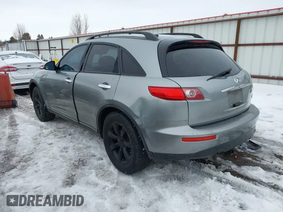 ✅ 2005 Infiniti FX • VIN: JNRAS08W35X213255 • Lot: 41598897. Wystawiony na IAAI z przebiegiem 170 631 mil. Bezpłatny archiwum sprzedaży aukcyjnych z USA i szczegółowy raport historii pojazdu na DreamBid. Zdjęcie 3.