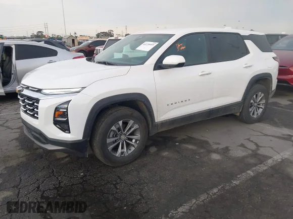 ✅ 2025 Chevrolet Equinox FWD LT • VIN: 3GNAXHEG8SL324105 • Lot: 44220959. Wystawiony na IAAI z przebiegiem 24 303 mil. Bezpłatny archiwum sprzedaży aukcyjnych z USA i szczegółowy raport historii pojazdu na DreamBid. Zdjęcie 2.