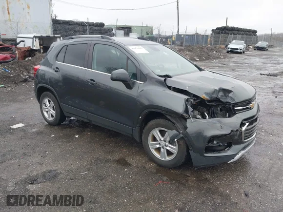 ✅ 2019 Chevrolet Trax LT • VIN: 3GNCJLSB1KL334044 • Lot: 44478160. Listed on IAAI with 45,471 mi. Free auction sales archive from the USA and detailed vehicle history report at DreamBid. Image 1.