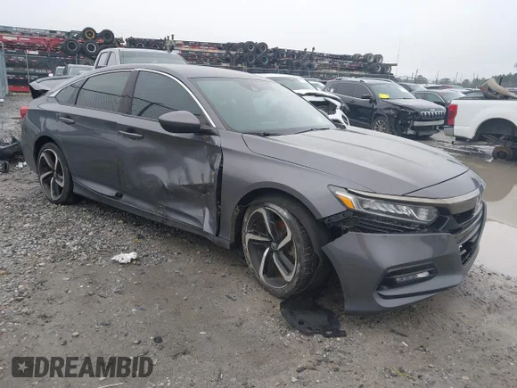 ✅ 2018 Honda Accord Sport • VIN: 1HGCV1F30JA087465 • Лот: 43872807. Опубликован ранее на IAAI с пробегом Не указан. Бесплатный доступ к архиву аукционных продаж из США и подробный отчёт об истории автомобиля на DreamBid. Изображение 1.