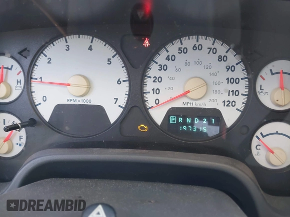 ✅ 2007 Dodge 1500 Laramie • VIN: 1D7HU18207S115219 • Lot: 42100923. Wystawiony na IAAI z przebiegiem 198 000 mil. Bezpłatny archiwum sprzedaży aukcyjnych z USA i szczegółowy raport historii pojazdu na DreamBid. Zdjęcie 7.