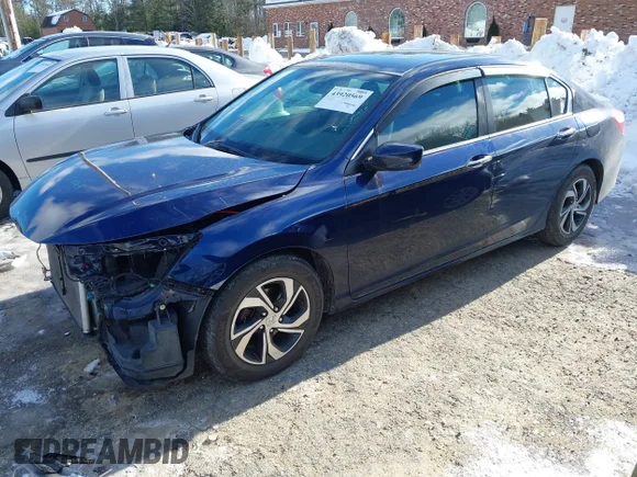 ✅ 2017 Honda Accord LX • VIN: 1HGCR2F35HA177733 • Lot: 43920569. Listed on IAAI with 126,733 mi. Free auction sales archive from the USA and detailed vehicle history report at DreamBid. Image 2.