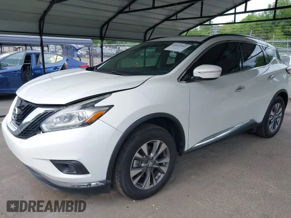✅ 2015 Nissan Murano SL • VIN: 5N1AZ2MG2FN262526 • Лот: 45227343. Опубликован ранее на IAAI с пробегом 158 641 миль. Бесплатный доступ к архиву аукционных продаж из США и подробный отчёт об истории автомобиля на DreamBid. Изображение 2.