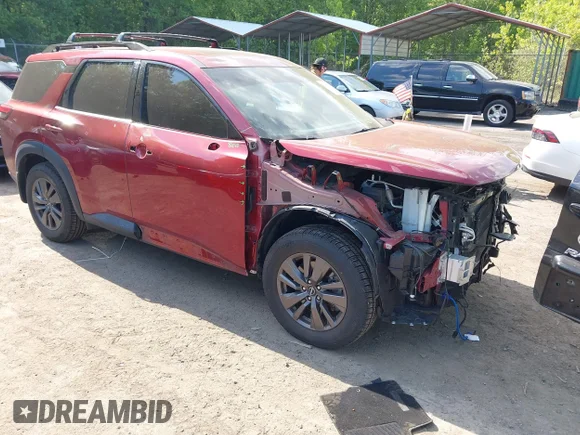 ✅ 2022 Nissan Pathfinder SV • VIN: 5N1DR3BB2NC217106 • Lot: 44945484. Listed on IAAI with 115,324 mi. Free auction sales archive from the USA and detailed vehicle history report at DreamBid. Image 1.