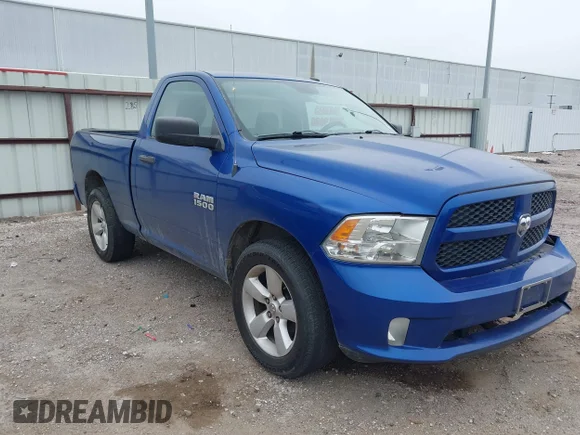 ✅ 2016 Ram 1500 Express • VIN: 3C6JR6AG9GG181332 • Lot: 45078148. Listed on IAAI with 219,727 mi. Free auction sales archive from the USA and detailed vehicle history report at DreamBid. Image 1.