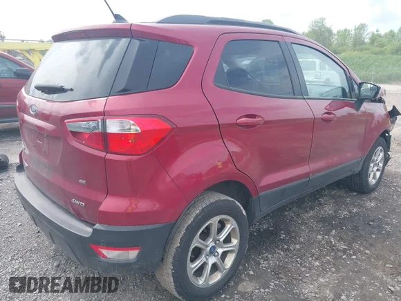 ✅ 2018 Ford EcoSport SE • VIN: MAJ6P1UL9JC245739 • Lot: 42383147. Wystawiony na IAAI z przebiegiem 97 865 mil. Bezpłatny archiwum sprzedaży aukcyjnych z USA i szczegółowy raport historii pojazdu na DreamBid. Zdjęcie 4.