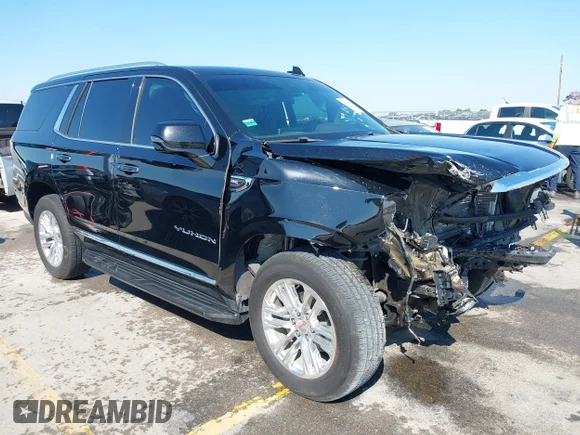 ✅ 2021 GMC Yukon SLT • VIN: 1GKS1BKD3MR415739 • Лот: 43339953. Опубликован ранее на IAAI с пробегом Не указан. Бесплатный доступ к архиву аукционных продаж из США и подробный отчёт об истории автомобиля на DreamBid. Изображение 1.