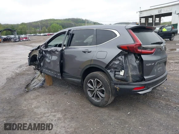 ✅ 2021 Honda CR-V EX • VIN: 2HKRW2H55MH671805 • Lot: 44987306. Wystawiony na IAAI z przebiegiem 90 721 mil. Bezpłatny archiwum sprzedaży aukcyjnych z USA i szczegółowy raport historii pojazdu na DreamBid. Zdjęcie 3.