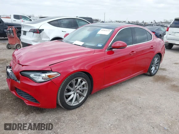 ✅ 2018 Alfa Romeo Giulia • VIN: ZARFAEBN9J7580294 • Лот: 44503475. Опубліковано раніше на IAAI з пробігом 50 565 миль. Безкоштовний доступ до архіву аукціонних продажів зі США та докладний звіт про історію автомобіля на DreamBid. Зображення 2.