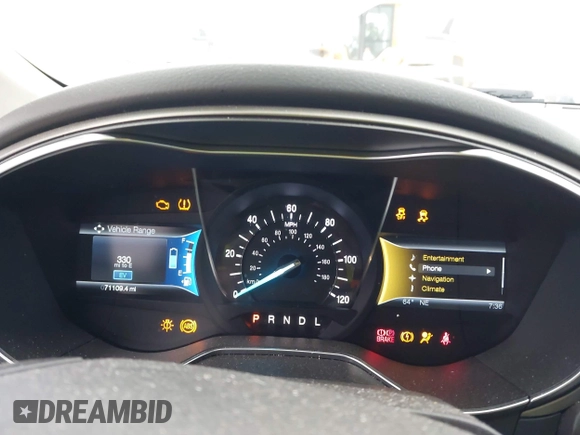 ✅ 2014 Ford Fusion SE Hybrid • VIN: 3FA6P0LU7ER111565 • Lot: 44718714. Wystawiony na IAAI z przebiegiem 71 109 mil. Bezpłatny archiwum sprzedaży aukcyjnych z USA i szczegółowy raport historii pojazdu na DreamBid. Zdjęcie 7.