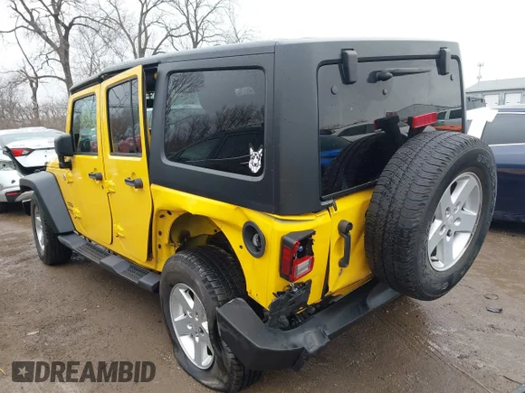 ✅ 2015 Jeep Wrangler Unlimited Sport • VIN: 1C4BJWDG0FL612044 • Lot: 44407987. Wystawiony na IAAI z przebiegiem 138 385 mil. Bezpłatny archiwum sprzedaży aukcyjnych z USA i szczegółowy raport historii pojazdu na DreamBid. Zdjęcie 3.