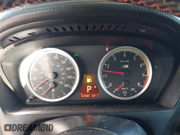 ✅ 2012 BMW X5 M • VIN: 5YMGY0C57CLK27372 • Lot: 43273333. Listed on IAAI with 141,383 mi. Free auction sales archive from the USA and detailed vehicle history report at DreamBid. Image 7.