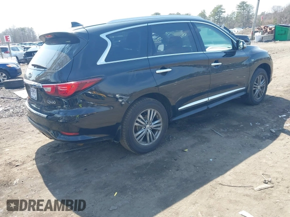 ✅ 2017 Infiniti QX60 • VIN: 5N1DL0MM7HC504900 • Lot: 44716475. Listed on IAAI with 167,587 mi. Free auction sales archive from the USA and detailed vehicle history report at DreamBid. Image 4.