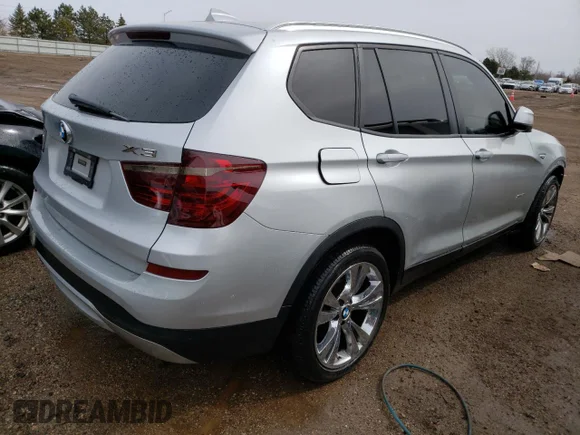 ✅ 2015 BMW X3 xDrive28i • VIN: 5UXWX9C55F0D51384 • Лот: 45724803. Опубликован ранее на Copart с пробегом 60 579 миль. Бесплатный доступ к архиву аукционных продаж из США и подробный отчёт об истории автомобиля на DreamBid. Изображение 3.
