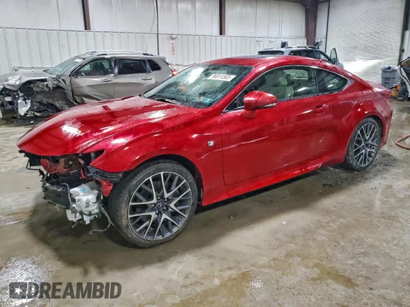 ✅ 2015 Lexus RC 350 F Sport • VIN: JTHSE5BC7F5005026 • Lot: 96911565. Wystawiony na Copart z przebiegiem 43 227 mil. Bezpłatny archiwum sprzedaży aukcyjnych z USA i szczegółowy raport historii pojazdu na DreamBid. Zdjęcie 1.