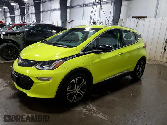 ✅ 2019 Chevrolet Bolt EV Premier • VIN: 1G1FZ6S04K4113762 • Lot: 57534366. Wystawiony na Copart z przebiegiem 63 759 mil. Bezpłatny archiwum sprzedaży aukcyjnych z USA i szczegółowy raport historii pojazdu na DreamBid. Zdjęcie 1.